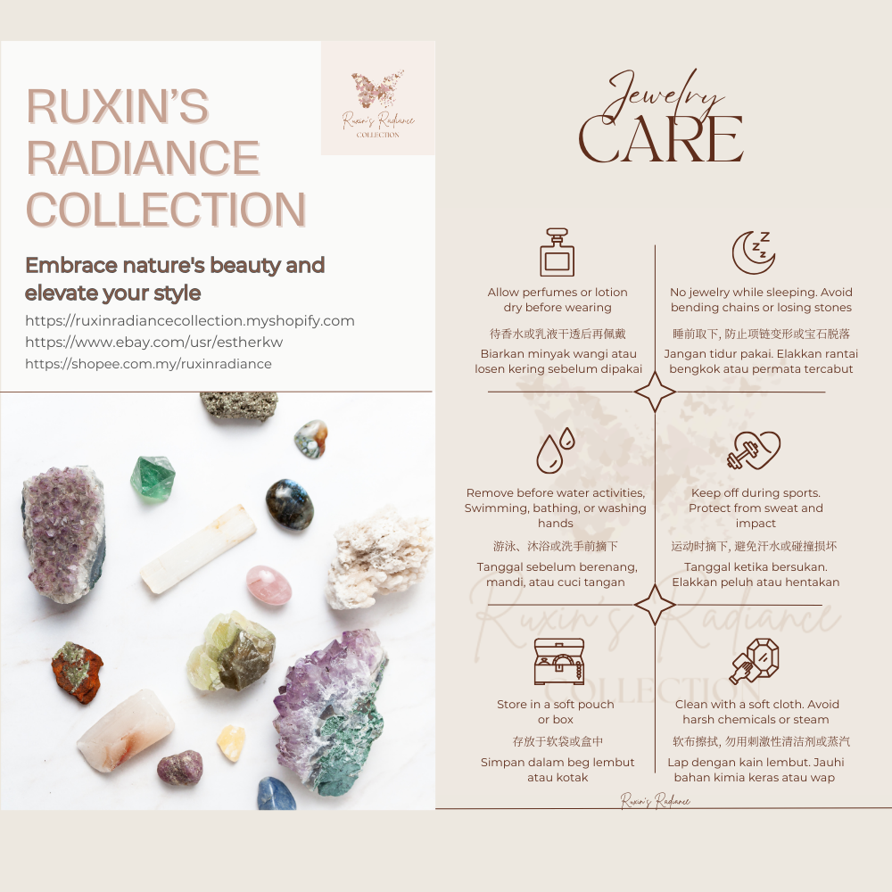 Ruxin Radiance Handmade Crystal Alloy Bracelet: Gold/Pink Tone, Tree of Life & Love Charm. 精美手链,爱之吊饰! Gelang Aloi Pokok Kehidupan & Azimat Cinta