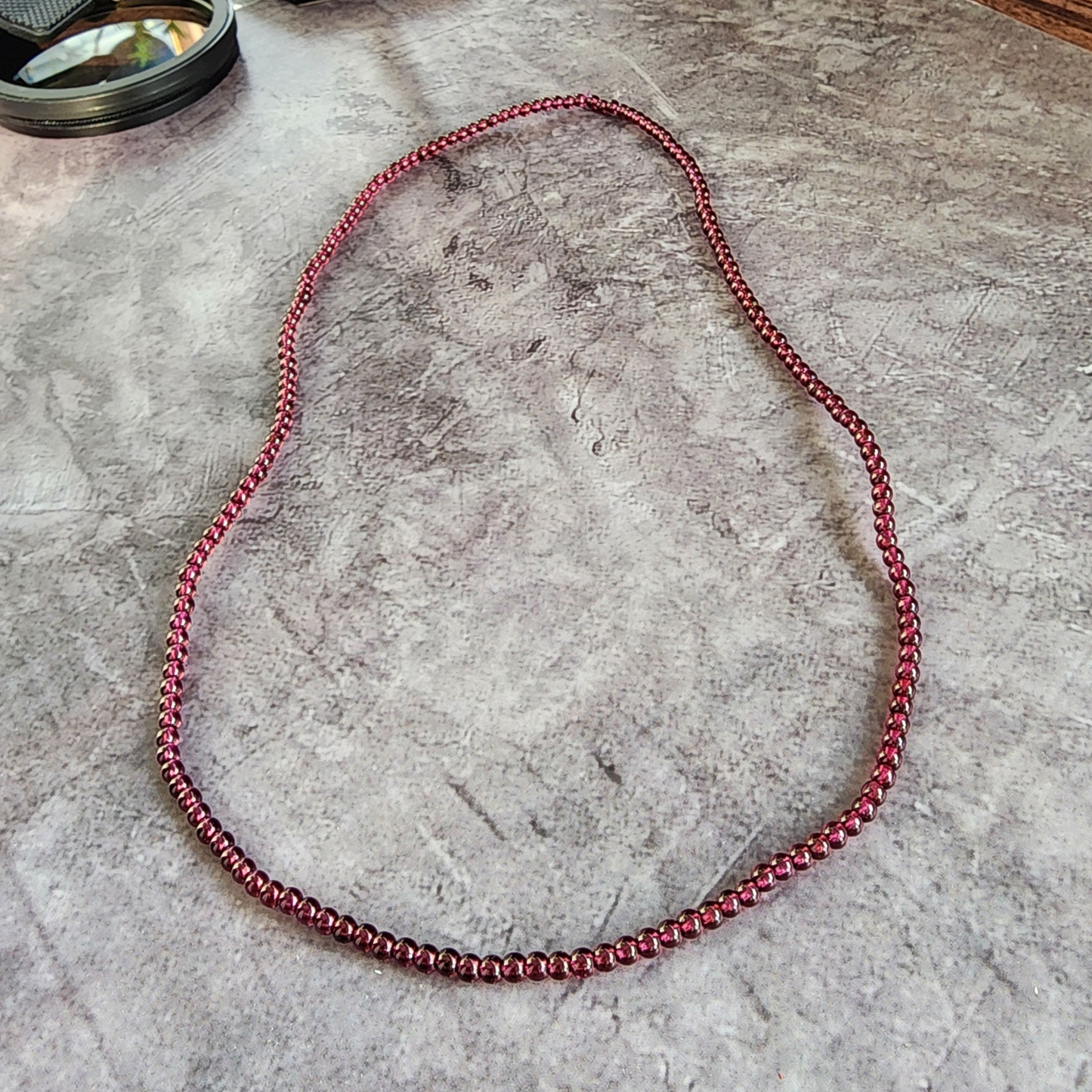 Natural Purple Garnet Zi Ya Wu Bracelet | Triple Wrap Crystal Jewelry for Vitality & Confidence | Gelang Garnet Ungu Semula Jadi untuk Tenaga & Keyakinan