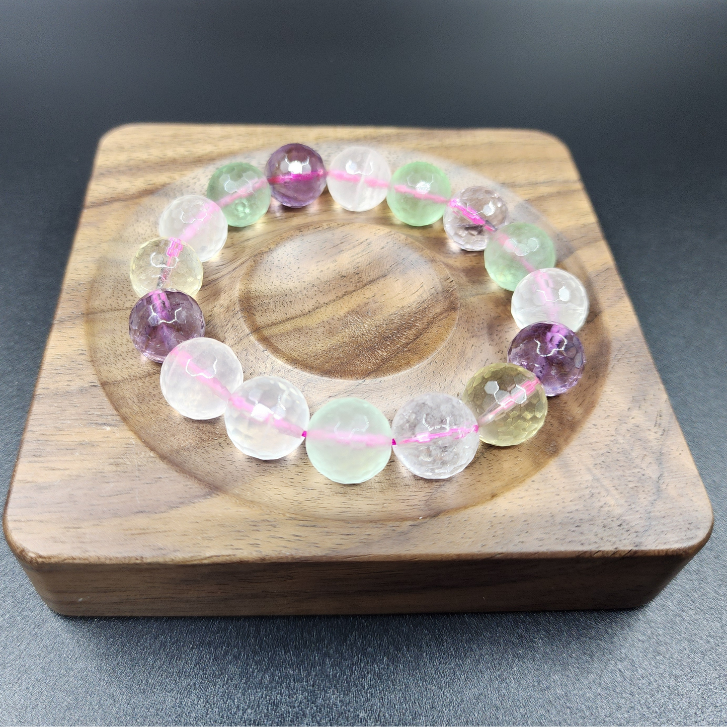 天然五行水晶手串 5-Element Crystal Bracelet | Gelang Kristal 5-Unsur调和五行招财纳福Harmonize ElementsSeimbang Lima Unsur