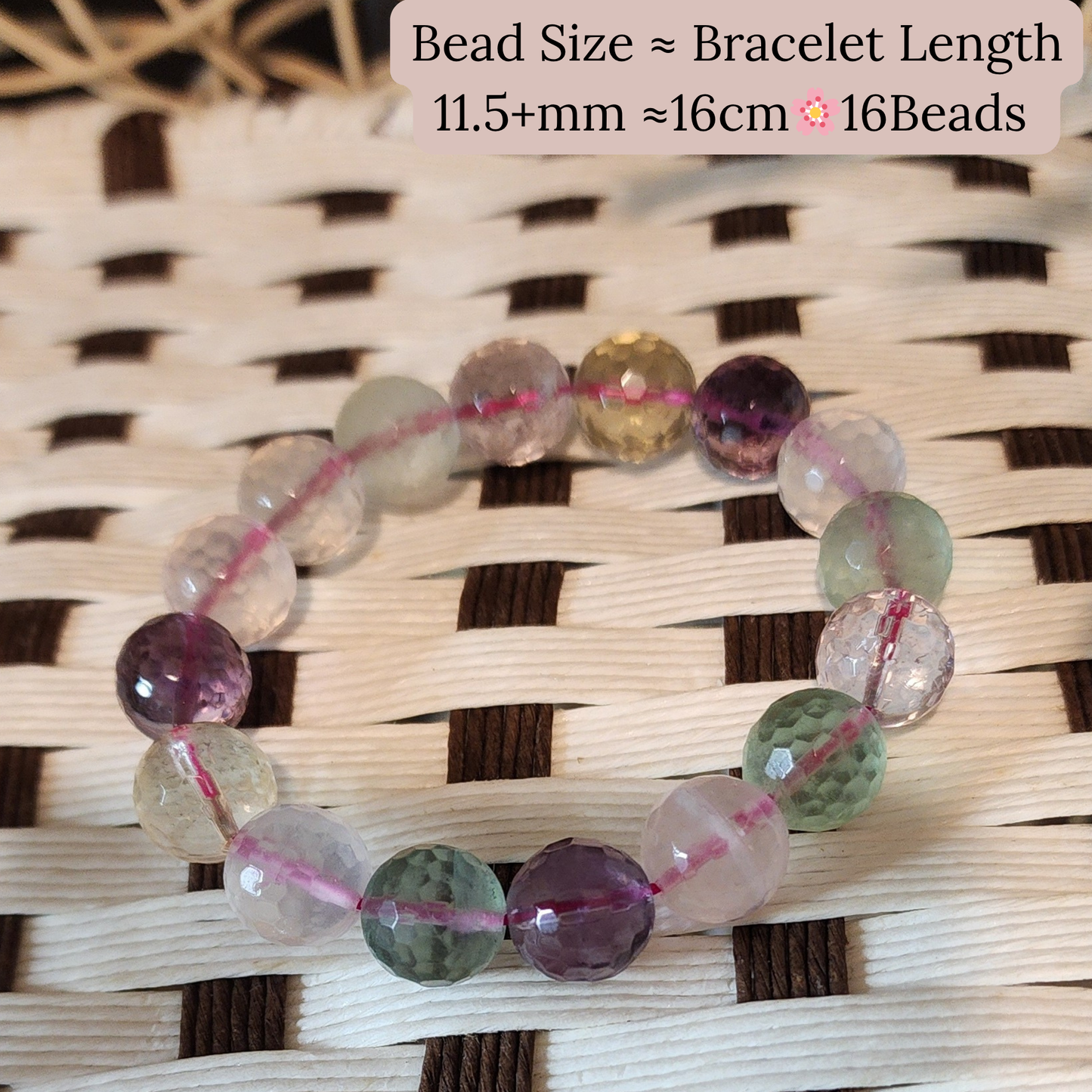 天然五行水晶手串 5-Element Crystal Bracelet | Gelang Kristal 5-Unsur调和五行招财纳福Harmonize ElementsSeimbang Lima Unsur