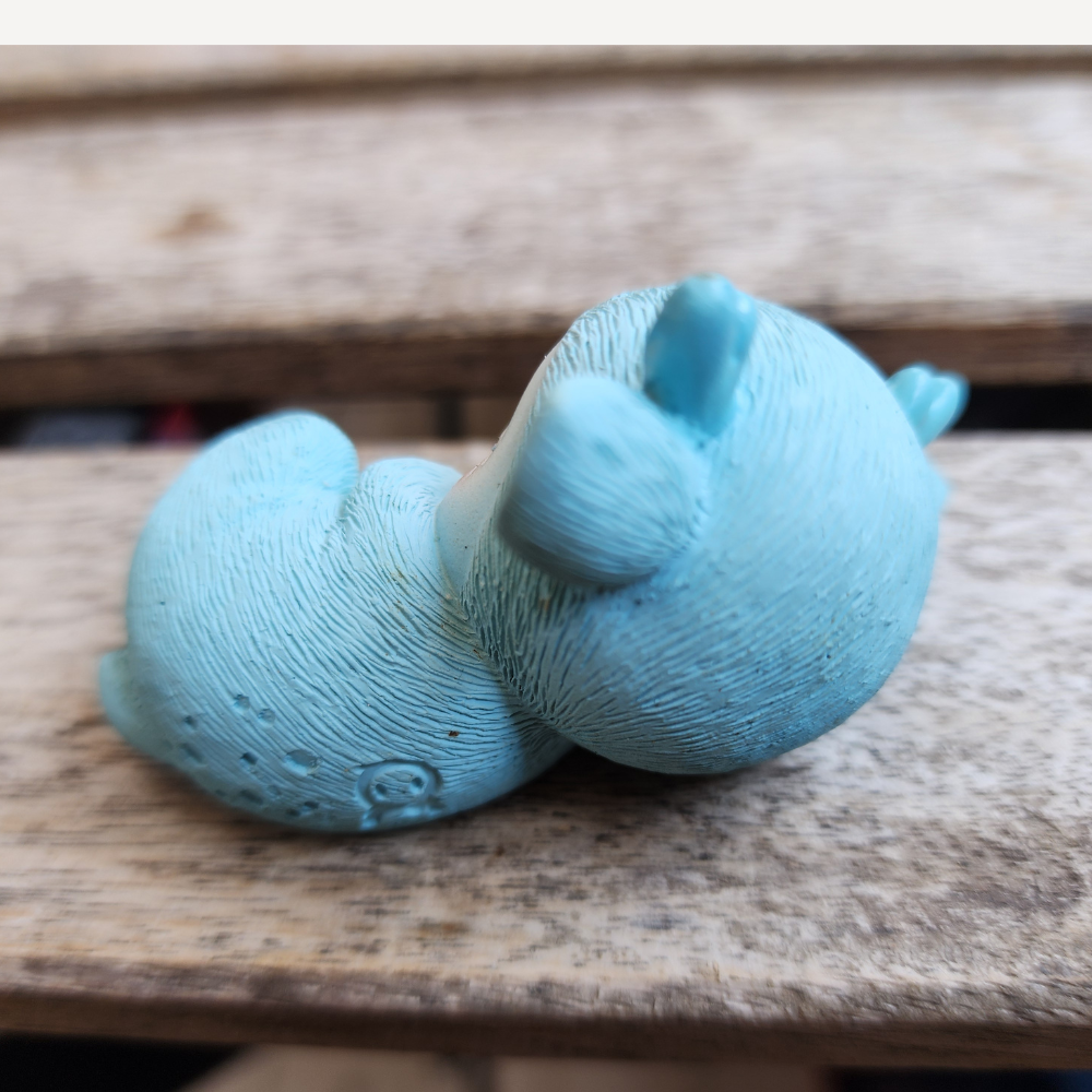 Sleeping Deer Resin Figurine  Handmade Creative Animal Ornament for Kids Room, Bedroom, Office or Living Room | Cute Fawn Baby Sculpture | Home Décor, Table Decoration, Wedding Gift, Birthday Party Cake Topper & Sweet Dessert Table Decoration