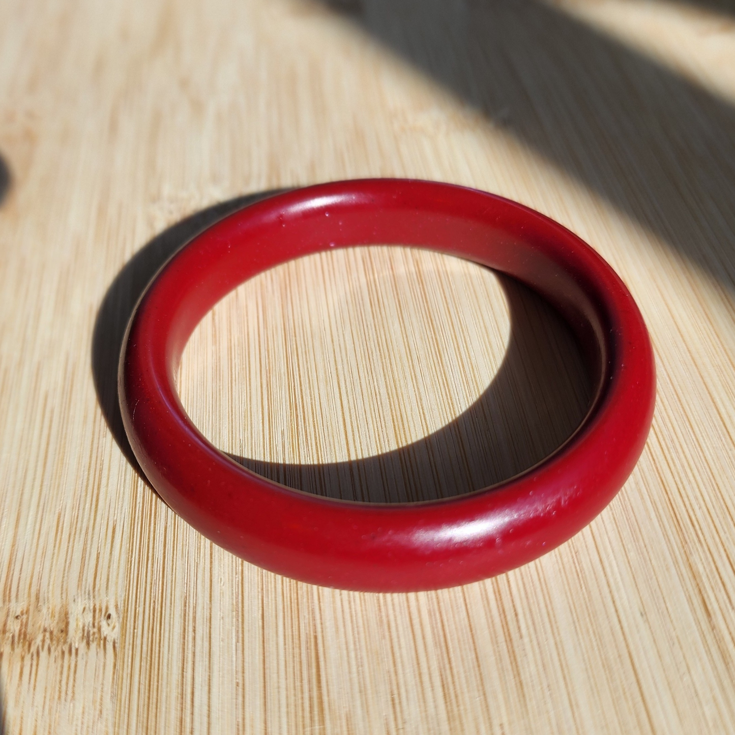 Cinnabar Wide Energy Bangle Bracelet｜Protection & Wealth｜Natural Red Crystal｜Hadiah Lelaki & Wanita｜Pelindung Diri & Tarik Rezeki