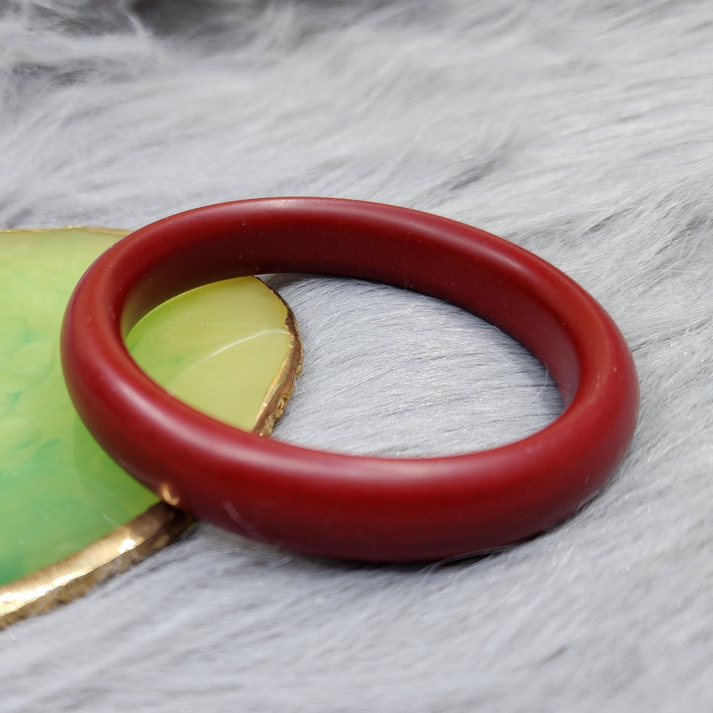 Cinnabar Wide Energy Bangle Bracelet｜Protection & Wealth｜Natural Red Crystal｜Hadiah Lelaki & Wanita｜Pelindung Diri & Tarik Rezeki