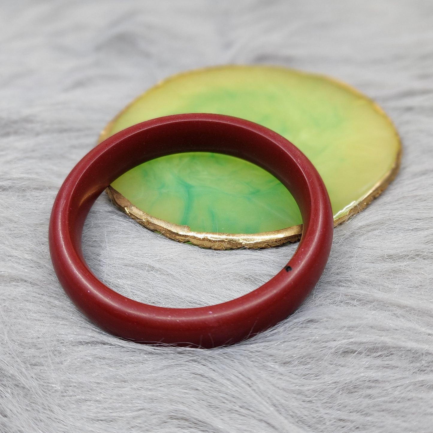 Cinnabar Wide Energy Bangle Bracelet｜Protection & Wealth｜Natural Red Crystal｜Hadiah Lelaki & Wanita｜Pelindung Diri & Tarik Rezeki