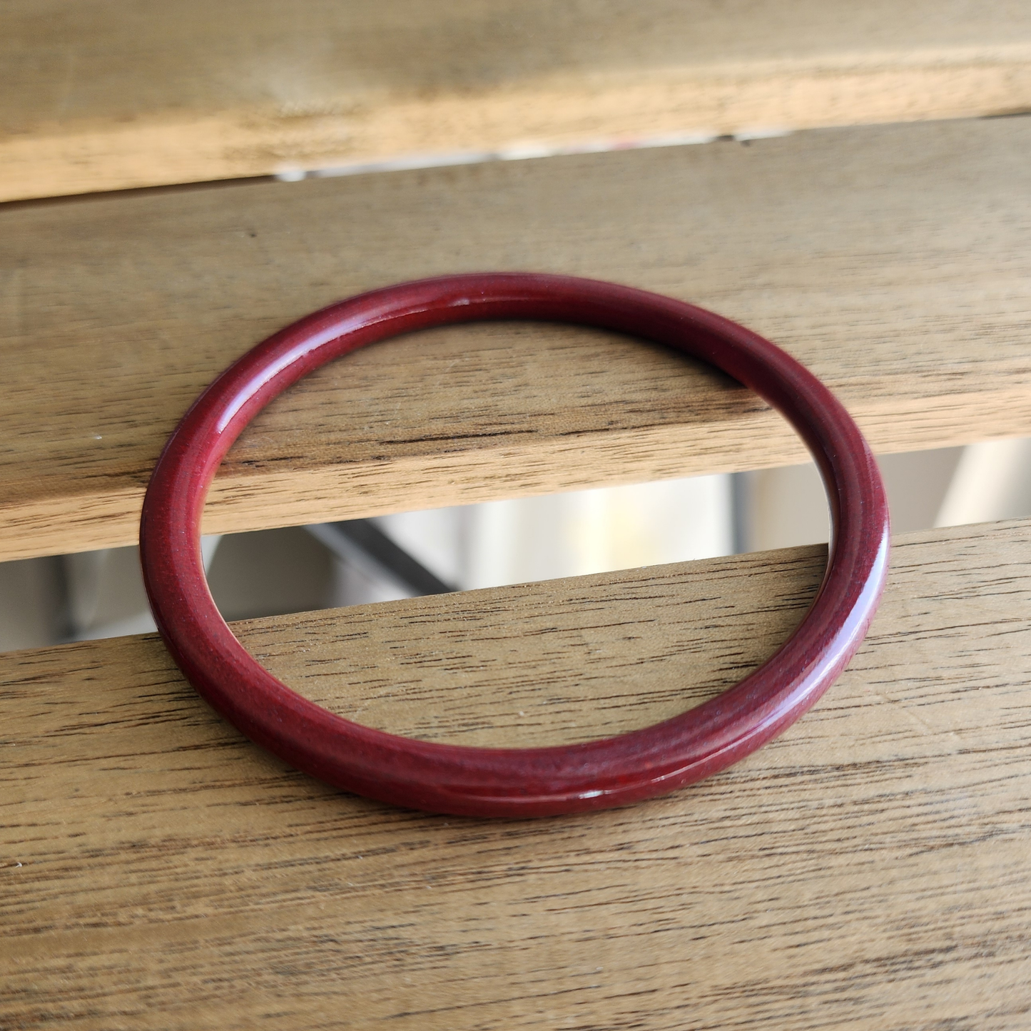 Genuine Cinnabar (Zhusha) Slim Round Bangle – Protection & Good Luck | Wealth & Safety Amulet | Unisex | Gift-Ready | Certified Authentic  ‖ Gelang Cinnabar Asli – Perlindungan, Tuah Baik & Rezeki | Jaminan Ketulenan Dengan Sijil