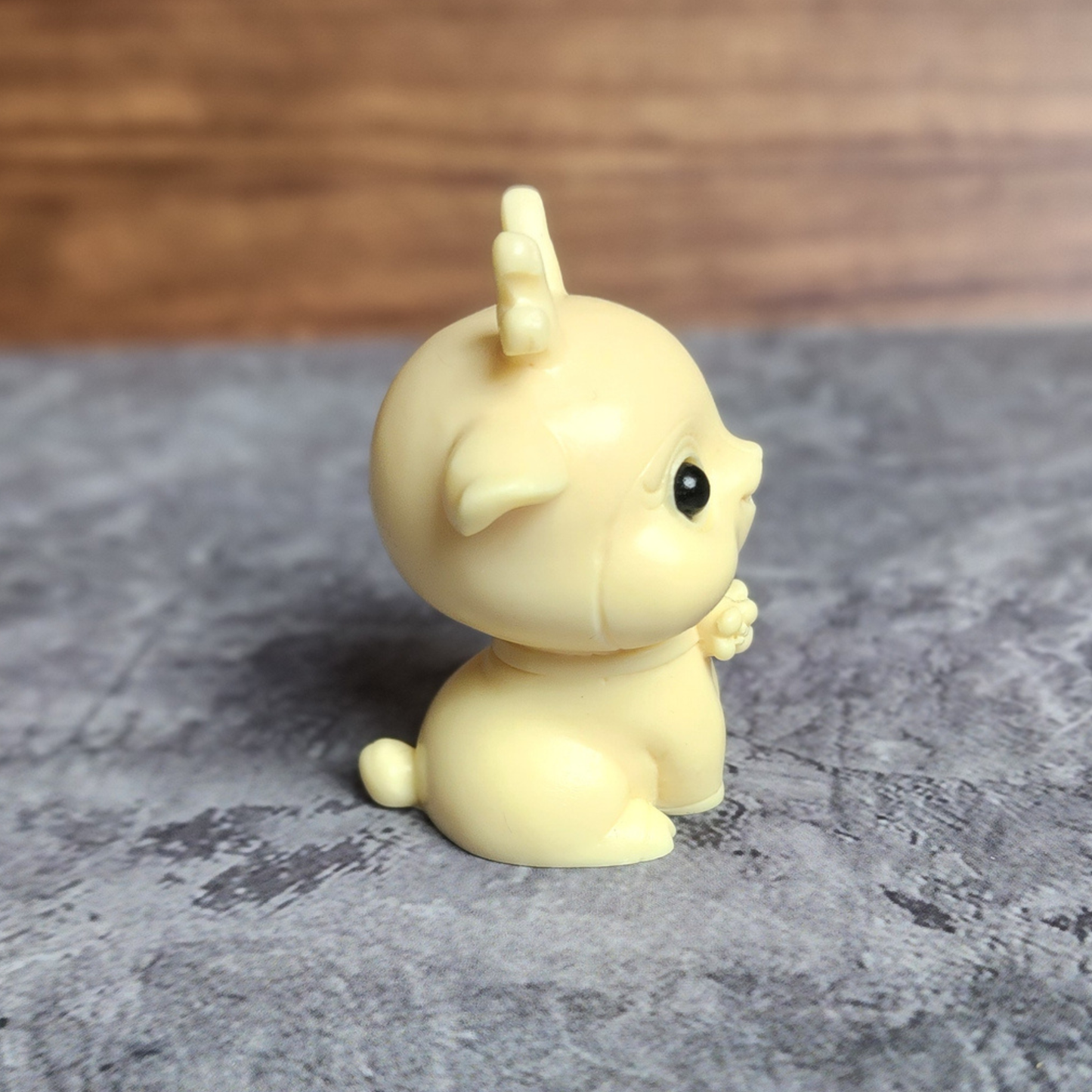 Ruxin's Radiance Collection-Natural Vegetable Ivory Palm Deer Figurine Cute Open Eye Lucky Feng Shui Decor | Patung Rusa Ivory Palm Semula Jadi Hiasan Bertuah