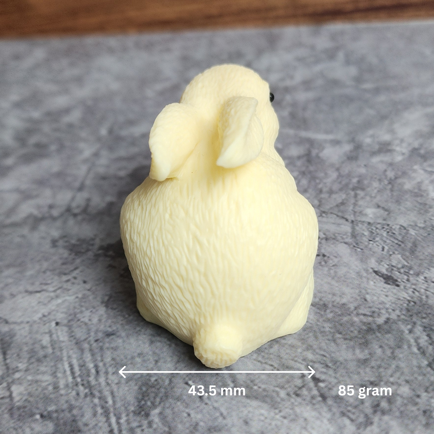 Ruxin's Radiance Collection-Natural Ivory Palm Rabbit Figurine Hand Carved Bunny Decor | Patung Arnab Ivory Palm Semula Jadi Ukiran Tangan