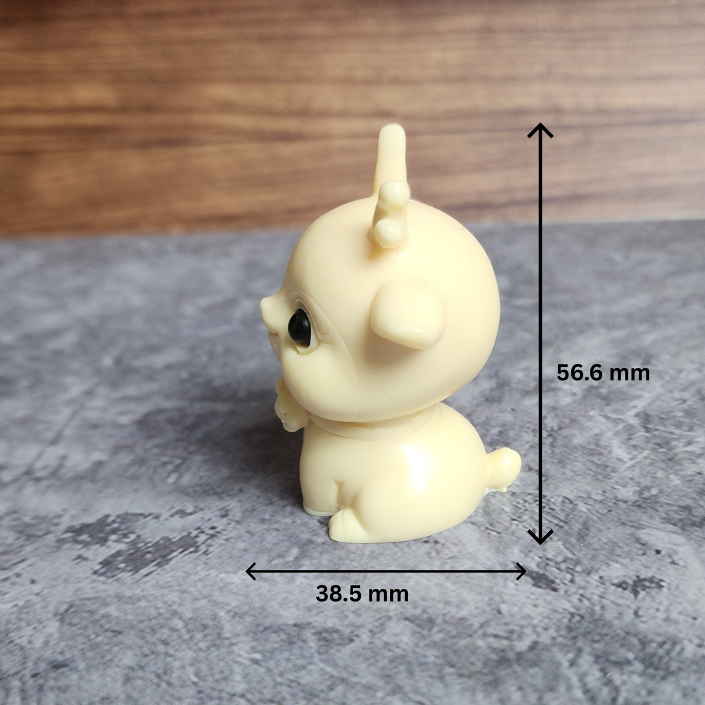 Ruxin's Radiance Collection-Natural Vegetable Ivory Palm Deer Figurine Cute Open Eye Lucky Feng Shui Decor | Patung Rusa Ivory Palm Semula Jadi Hiasan Bertuah