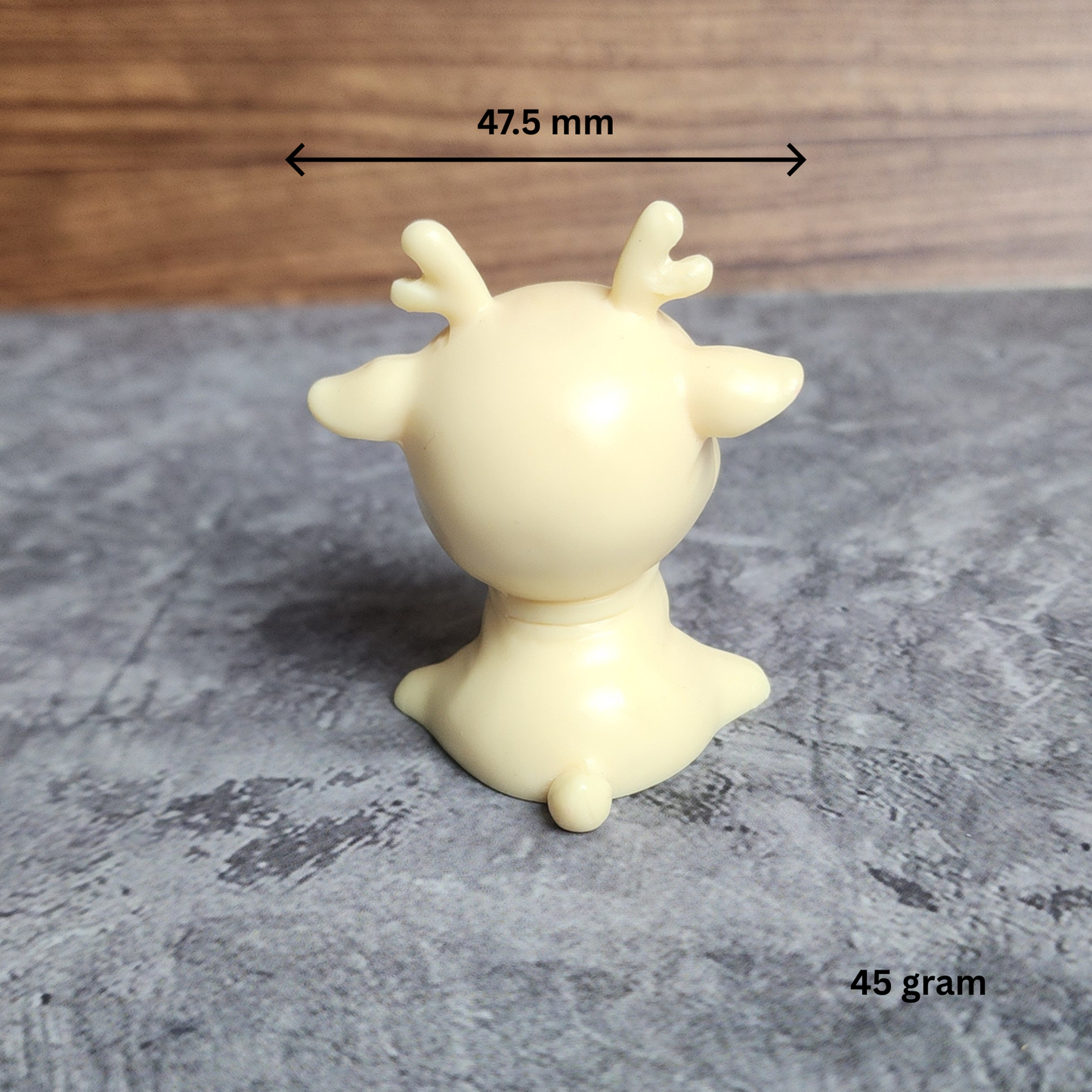 Ruxin's Radiance Collection-Natural Ivory Palm Deer Figurine – Lucky Feng Shui Car & Home Decor | Patung Rusa Ivory Semula Jadi Hiasan Feng Shui