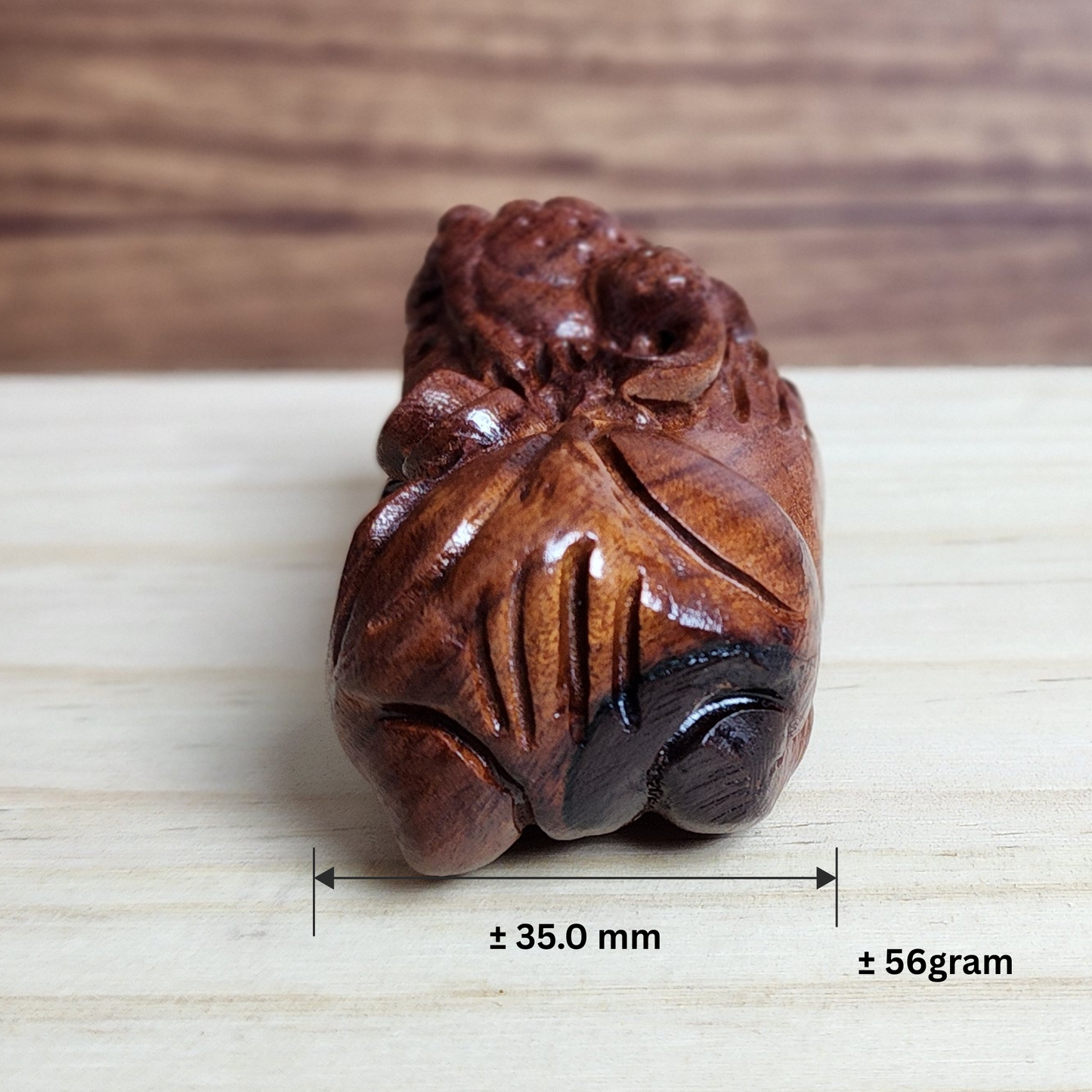 Ruxin's Radiance Collection-Hand Carved Rosewood Pixiu Feng Shui Wealth Guardian Decor | Patung Pixiu Kayu Rosewood Pembawa Rezeki Feng Shui