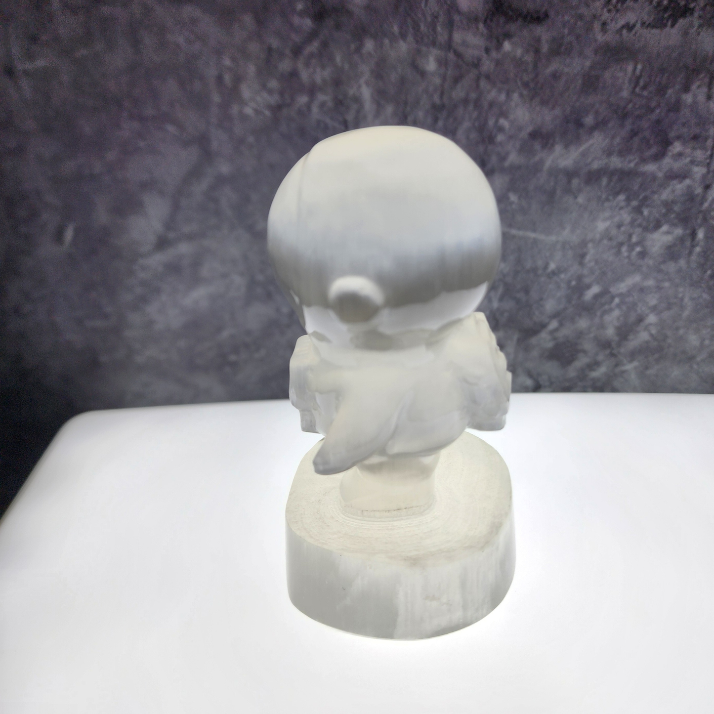 Natural Moroccan Selenite Astronaut Carving｜Healing Home Decor｜Real Item Patung Angkasawan Selenite Asli Morocco｜Hiasan Rumah & Tenaga Penyembuhan