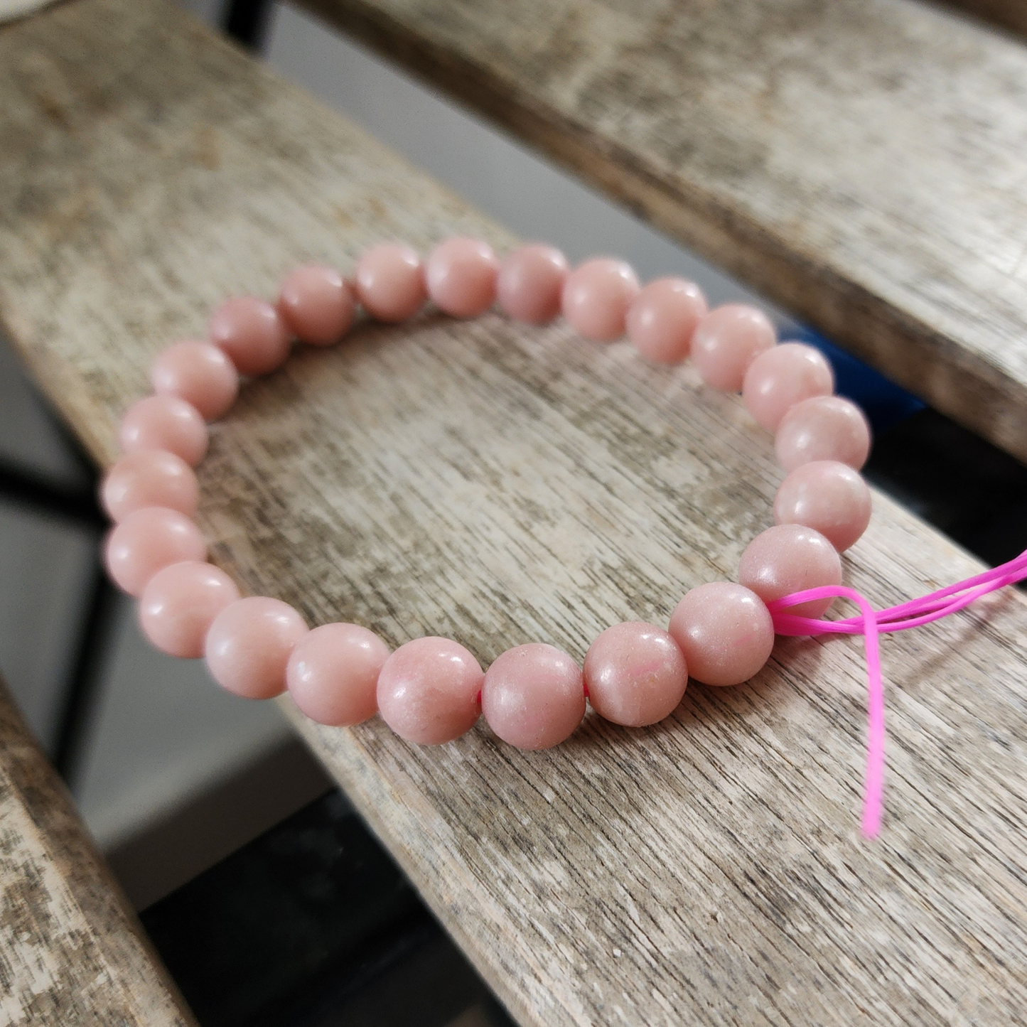 Natural Pink Opal Bracelet｜Emotional Healing & Self-Love｜Heart Chakra Crystal Jewelry｜Gelang Opal Merah Jambu Asli｜Kasih Sayang & Penyembuhan Jiwa