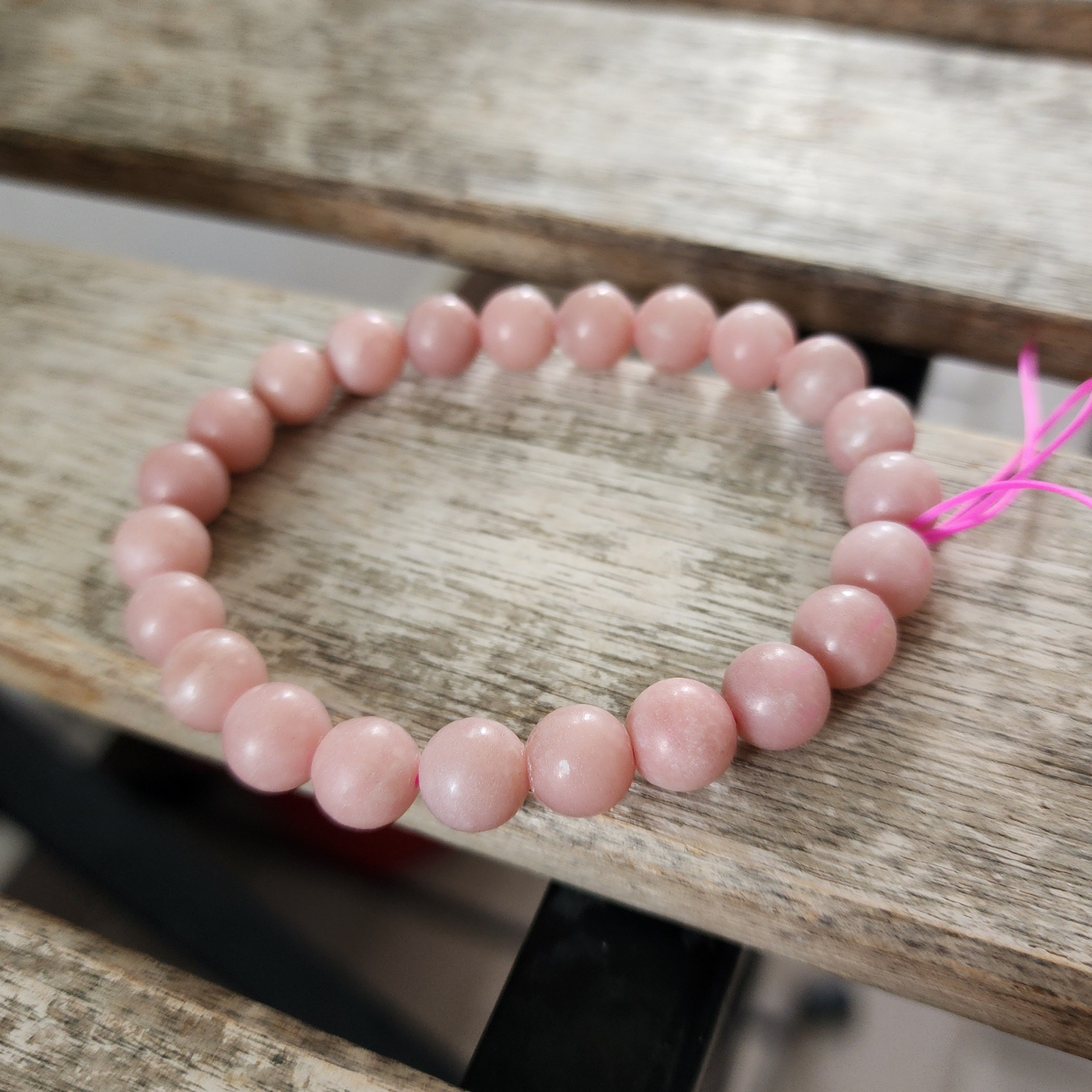 Natural Pink Opal Bracelet｜Emotional Healing & Self-Love｜Heart Chakra Crystal Jewelry｜Gelang Opal Merah Jambu Asli｜Kasih Sayang & Penyembuhan Jiwa