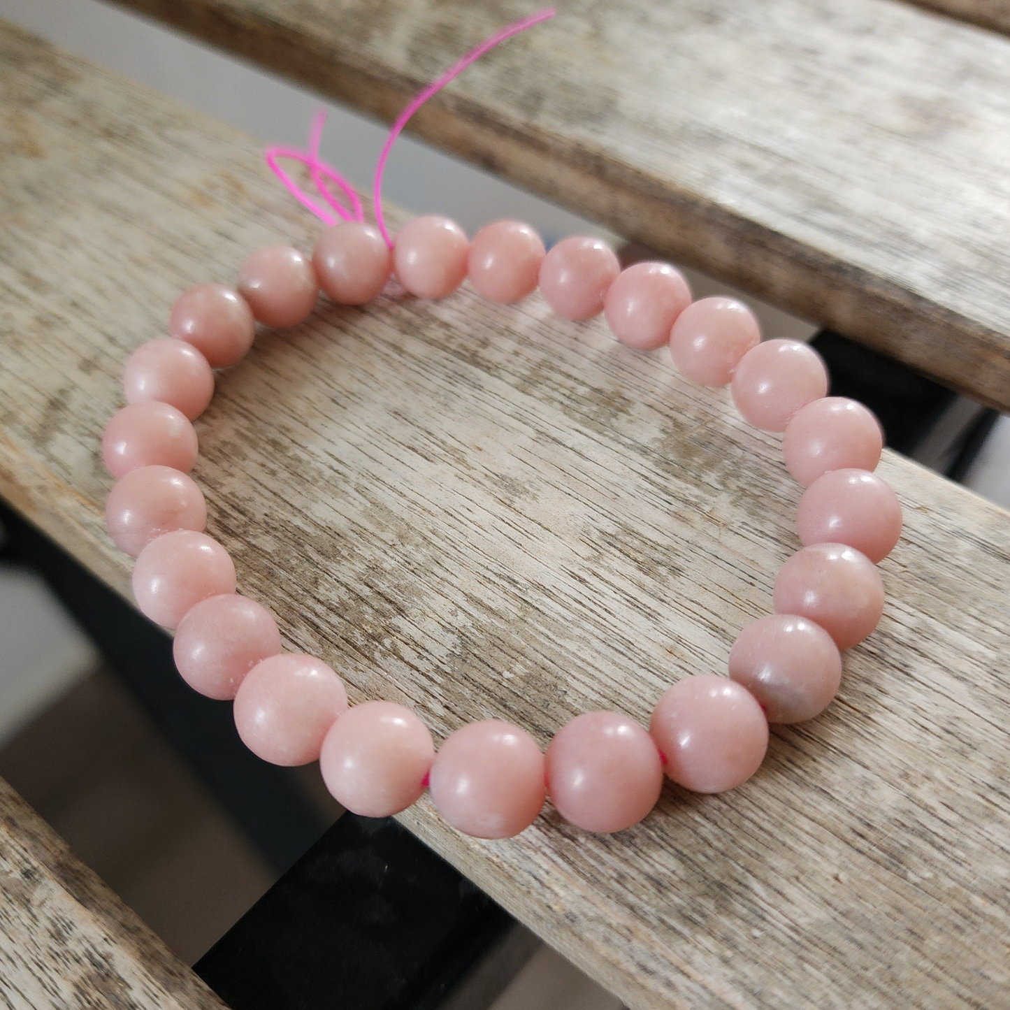 Natural Pink Opal Bracelet｜Emotional Healing & Self-Love｜Heart Chakra Crystal Jewelry｜Gelang Opal Merah Jambu Asli｜Kasih Sayang & Penyembuhan Jiwa