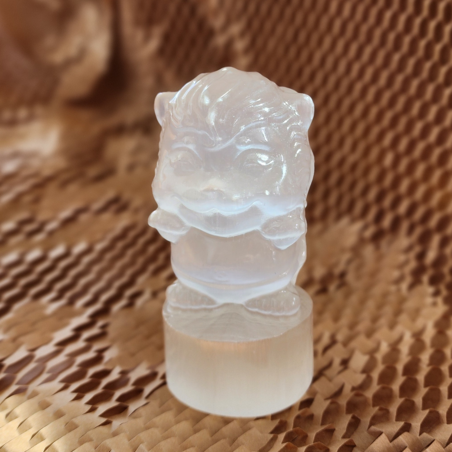 Natural Moroccan Selenite Carved Figurine | Crystal Energy Cleansing Decor | Hiasan Selenite Asli Maghribi untuk Pembersihan Tenaga & Perlindungan |【Real Item | Limited Edition】