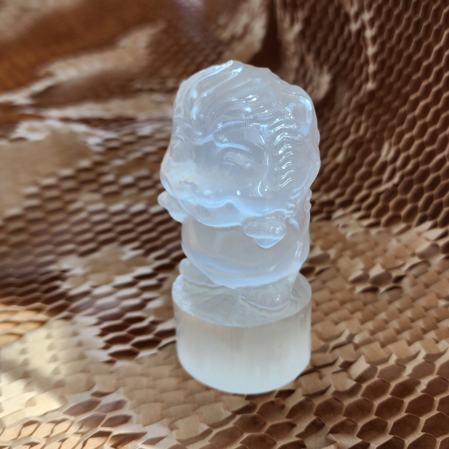 Natural Moroccan Selenite Carved Figurine | Crystal Energy Cleansing Decor | Hiasan Selenite Asli Maghribi untuk Pembersihan Tenaga & Perlindungan |【Real Item | Limited Edition】
