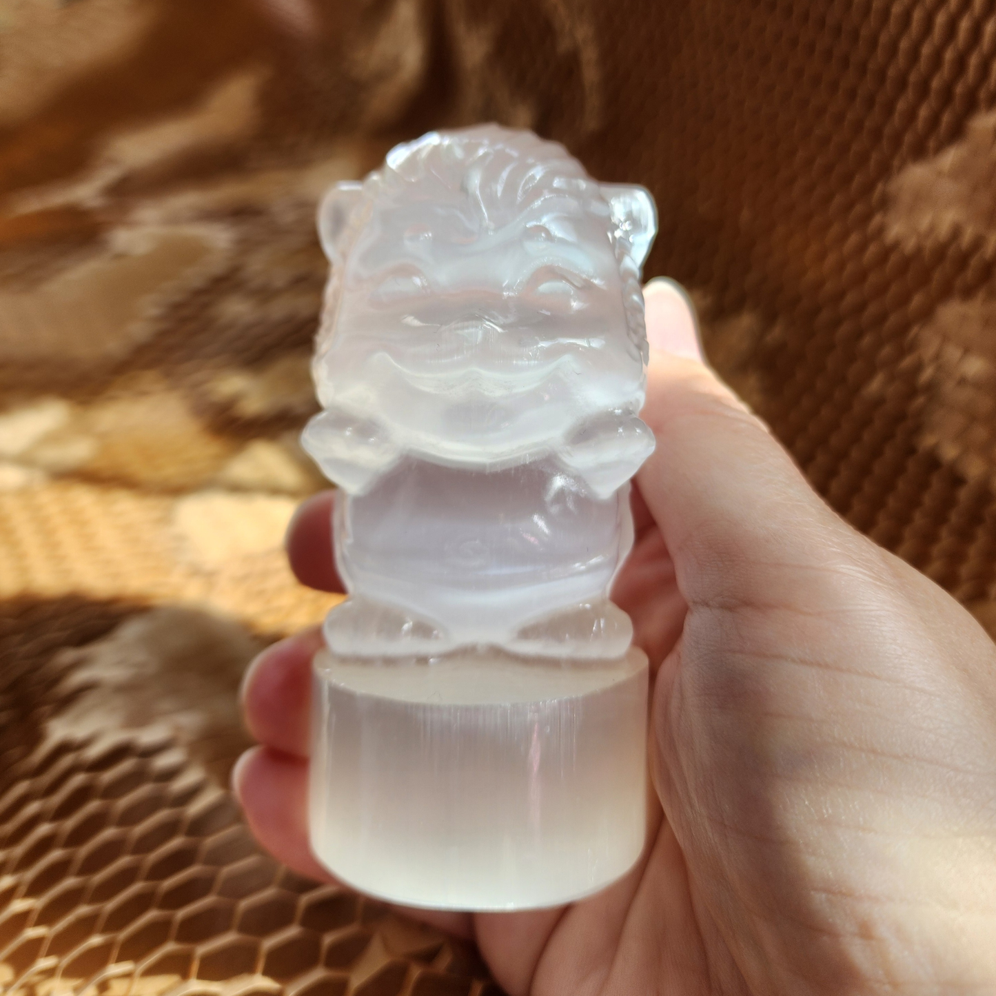 Natural Moroccan Selenite Carved Figurine | Crystal Energy Cleansing Decor | Hiasan Selenite Asli Maghribi untuk Pembersihan Tenaga & Perlindungan |【Real Item | Limited Edition】