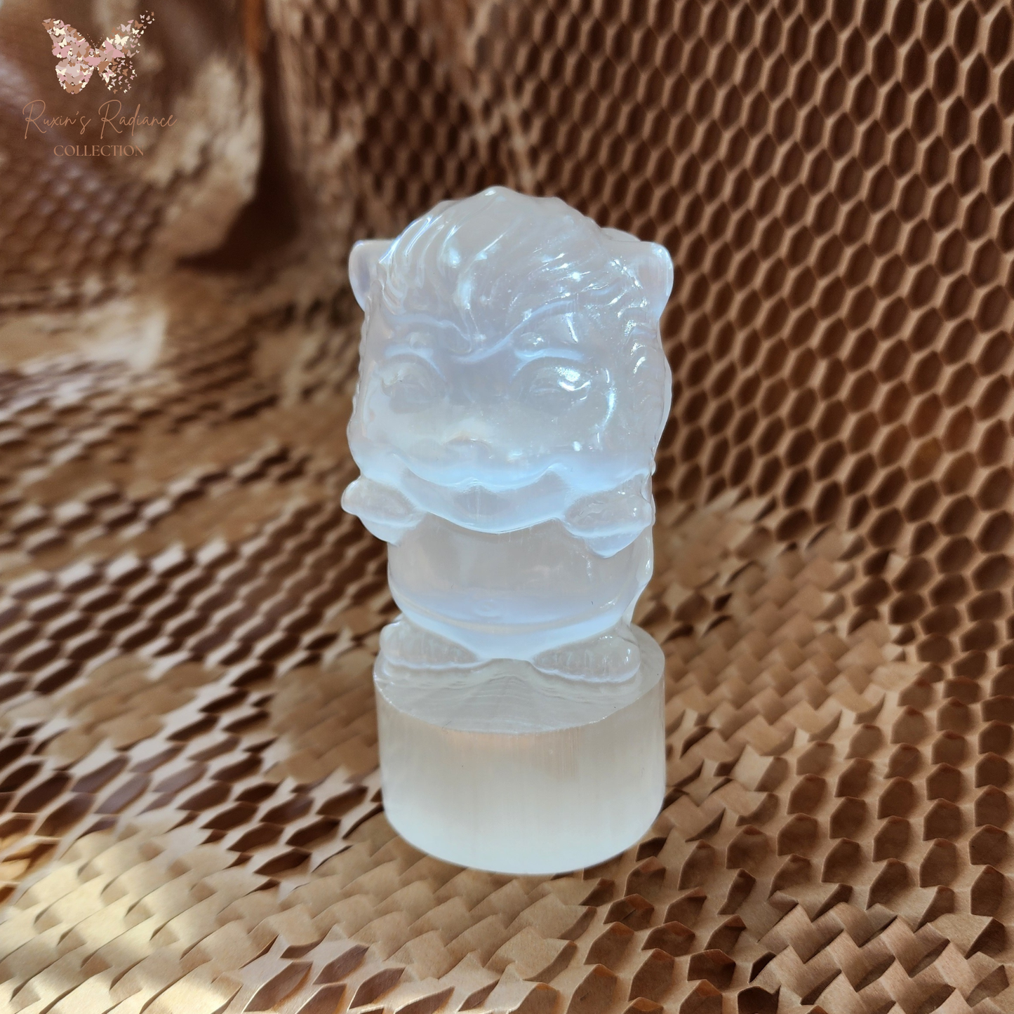 Natural Moroccan Selenite Carved Figurine | Crystal Energy Cleansing Decor | Hiasan Selenite Asli Maghribi untuk Pembersihan Tenaga & Perlindungan |【Real Item | Limited Edition】
