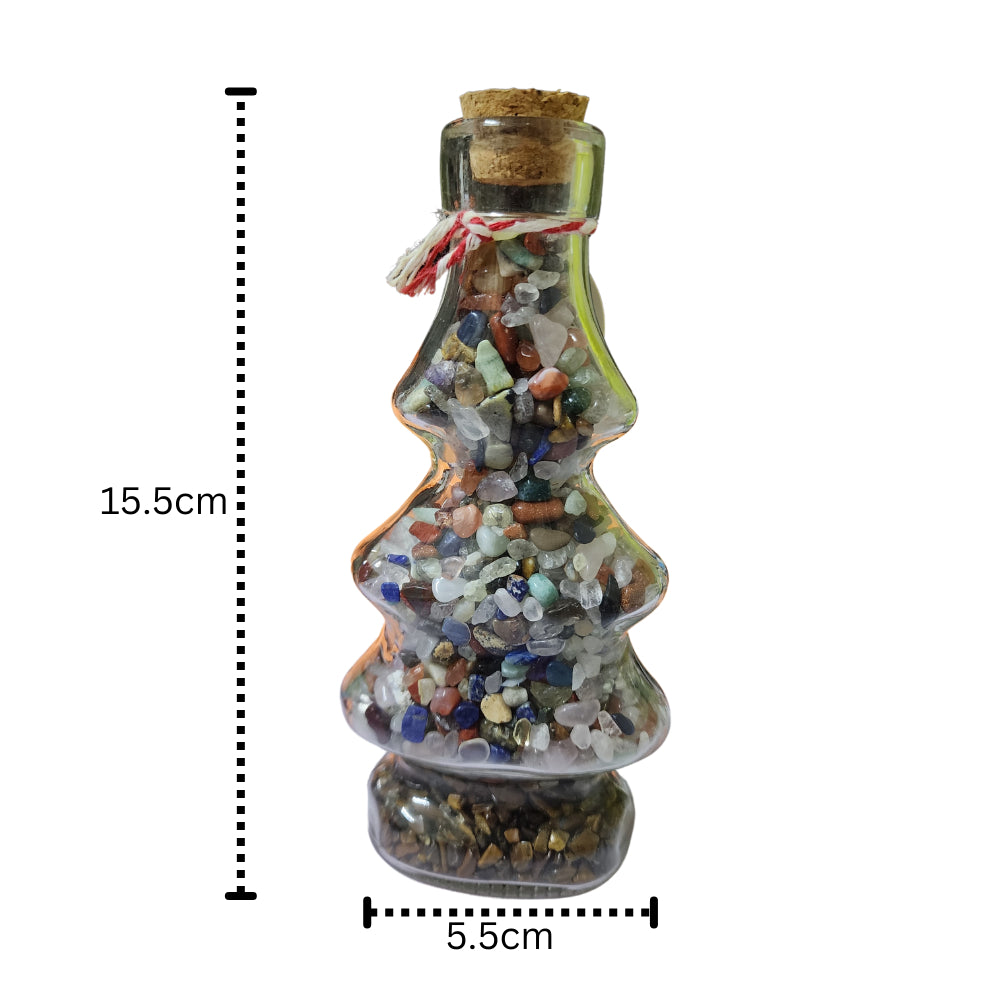 Ruxin's Natural Mix Crystal Christmas Tree [Limited Edition] – Radiant Holiday Lucky Décor  | 如杏天然混合水晶圣诞树 [高品质]，节日幸运居家摆