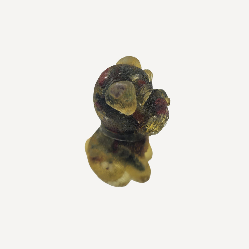 Ruxin's Radiance: Rainbow Crystal Schnauzer – Stone Resin 彩晶雪纳瑞：碎石胶宠 Anjing Schnauzer Kristal Pelbagai – Batu Resin