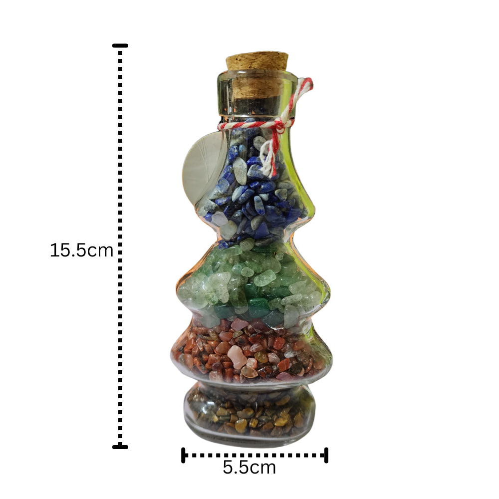 Ruxin's Natural Layered Crystal Christmas Tree [Limited Edition] – Radiant Holiday Luck & Décor 如杏天然层叠水晶圣诞树 [高品质]，节日幸运摆件