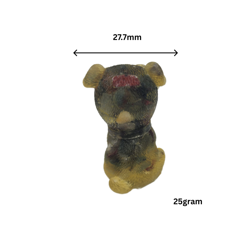 Ruxin's Radiance: Rainbow Crystal Schnauzer – Stone Resin 彩晶雪纳瑞：碎石胶宠 Anjing Schnauzer Kristal Pelbagai – Batu Resin