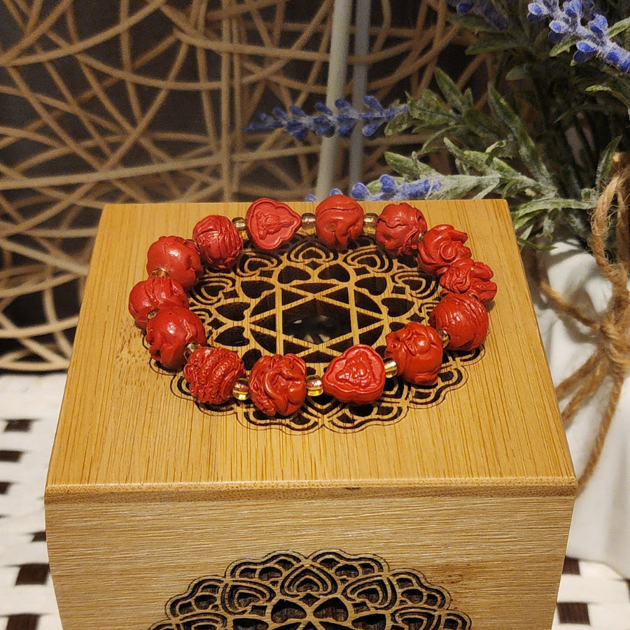 朱砂12生肖手链 | Cinnabar Zodiac Bracelet | Gelang Zodiak Cinnabar | 辟邪转运 | Boost Luck & Aura | Tarik Tuah